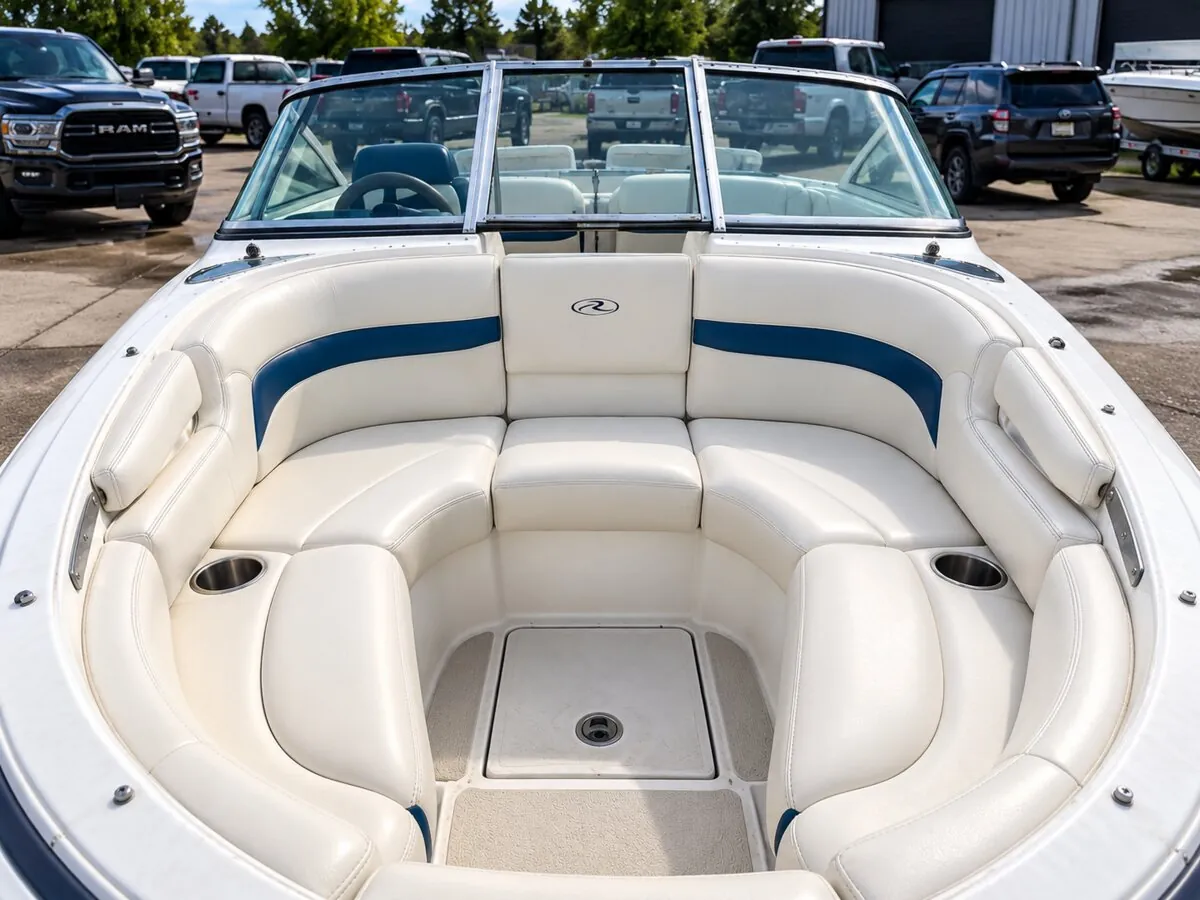 Restored boat upholstery